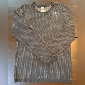 Gymshark Men’s Black Active Long-Sleeve (M)